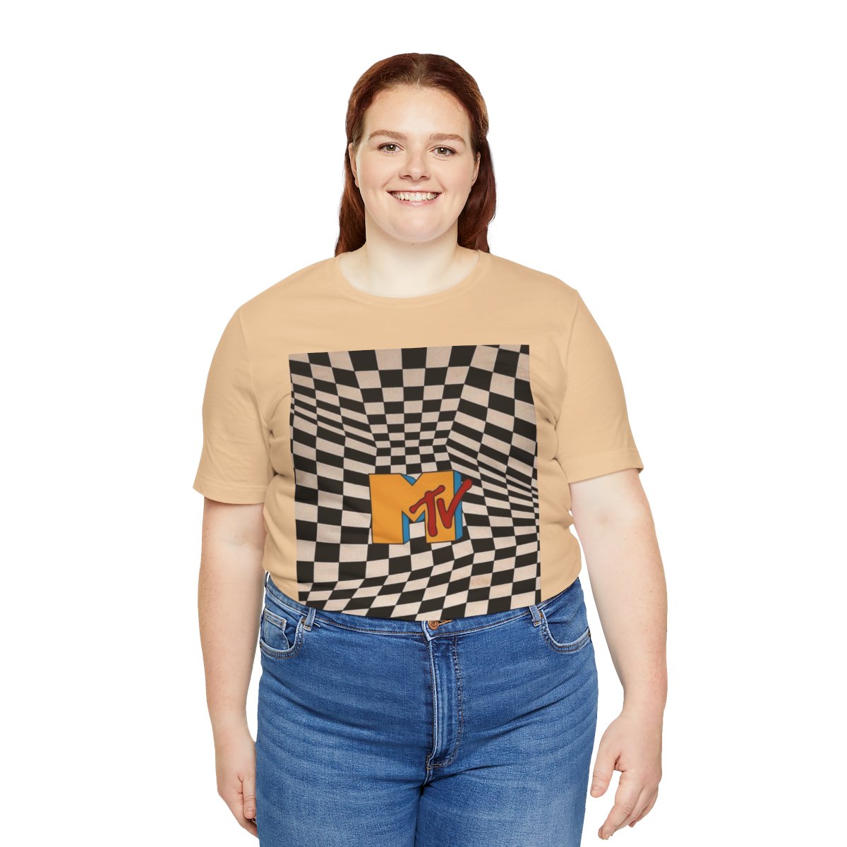 MTV Retro Checkerboard Tee