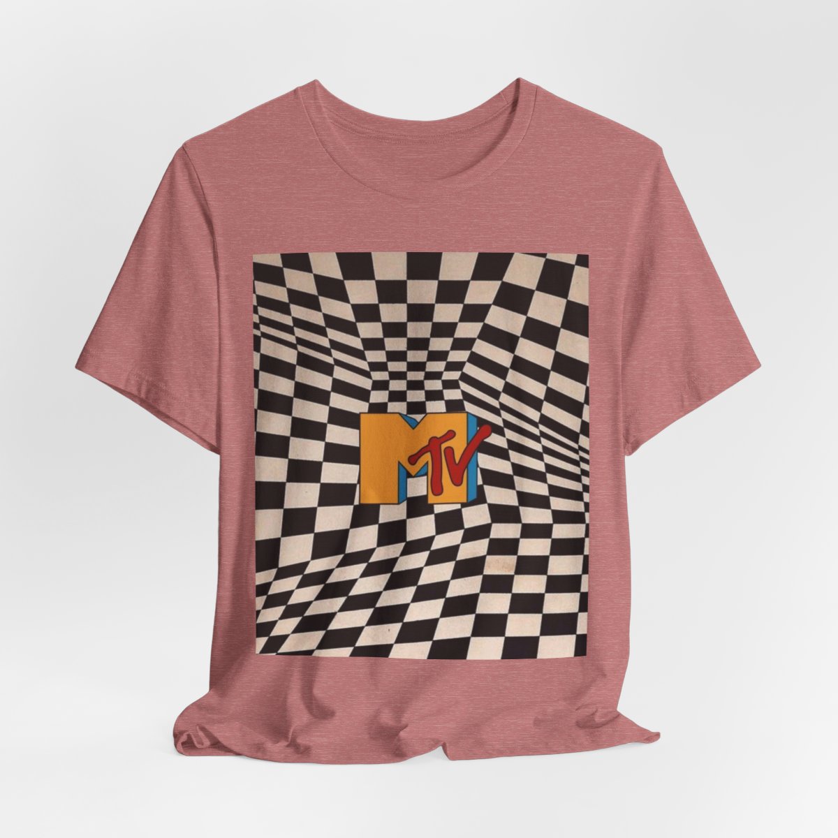 MTV Retro Checkerboard Tee