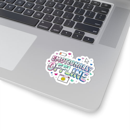 Emotionally Offline- Kiss-Cut Stickers