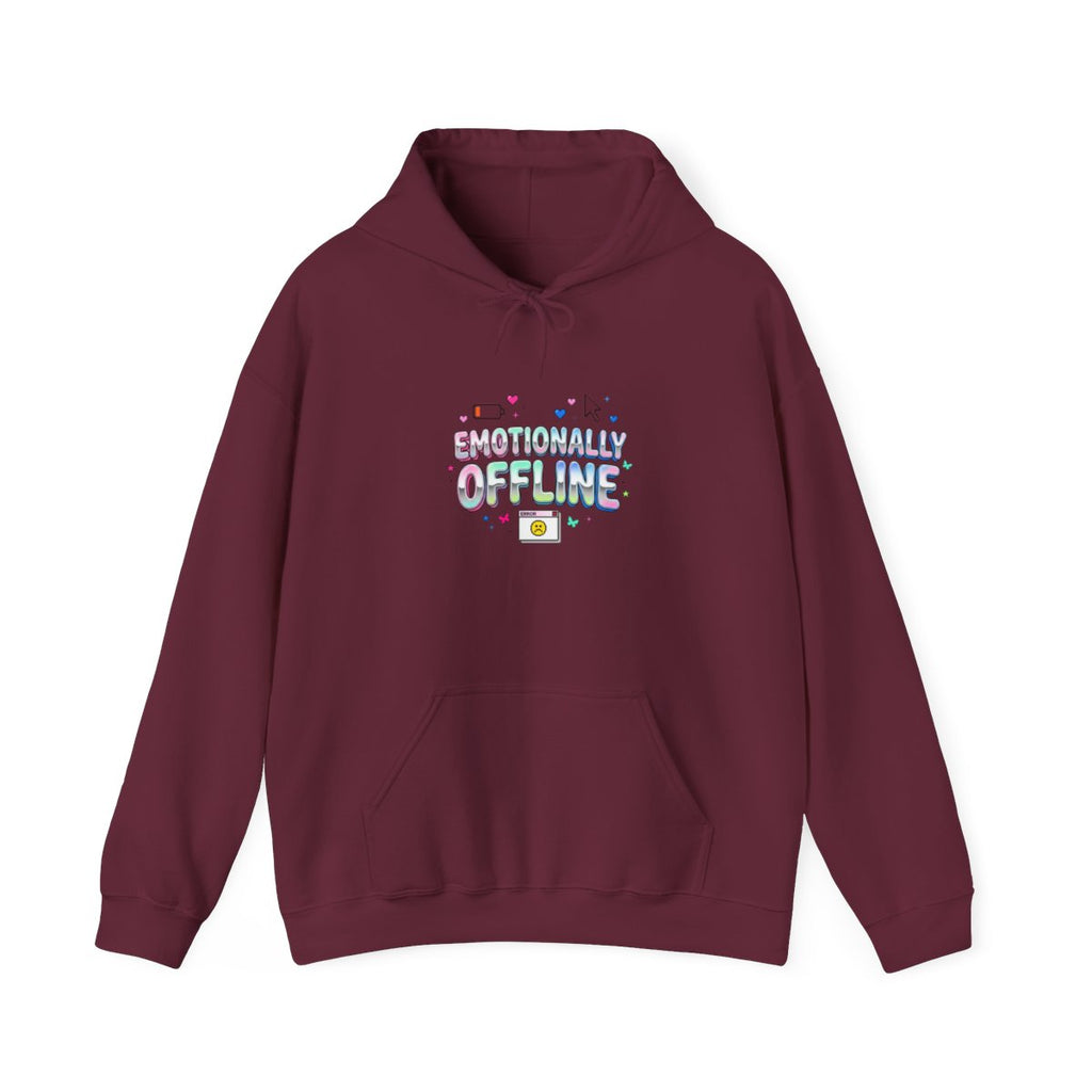 Emotionally Offline- Unisex Heavy Blend™ Hooded Sweatshirt