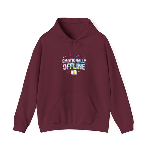 Emotionally Offline- Unisex Heavy Blend™ Hooded Sweatshirt